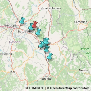 Mappa Via Corta di Colle, 06034 Foligno PG, Italia (10.41182)