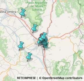 Mappa Via Sicilia, 06034 Foligno PG, Italia (4.38417)