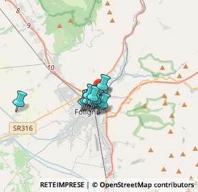 Mappa Via Sicilia, 06034 Foligno PG, Italia (1.88727)