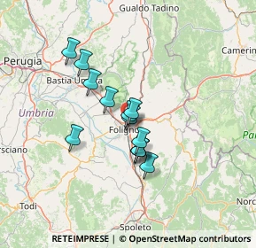 Mappa Via Sicilia, 06034 Foligno PG, Italia (10.12)
