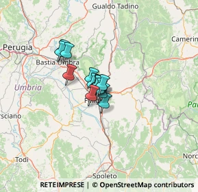 Mappa Via Sicilia, 06034 Foligno PG, Italia (6.29)