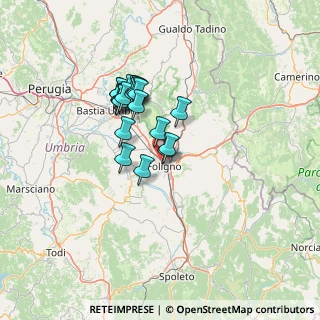 Mappa Viale Firenze, 06034 Foligno PG, Italia (10.8565)