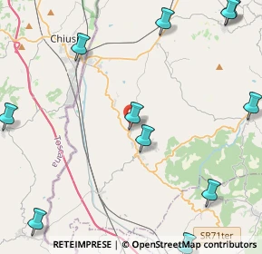 Mappa SP 311, 06062 Città della Pieve PG, Italia (6.36364)