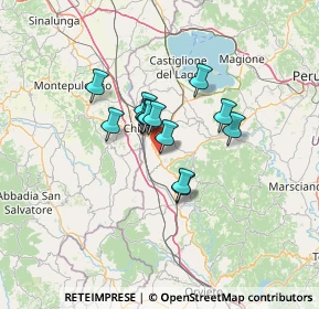 Mappa SP 311, 06062 Città della Pieve PG, Italia (9.02)