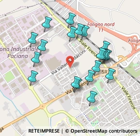 Mappa Via La Louviére, 06034 Foligno PG, Italia (0.483)