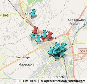 Mappa Via La Louviére, 06034 Foligno PG, Italia (1.517)