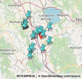 Mappa 06062 Città della Pieve PG, Italia (11.93944)