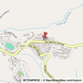 Mappa Via Cacioli, 103, 53040 Cetona, Siena (Toscana)
