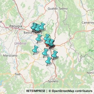 Mappa Via Liborio Coccetti, 06034 Foligno PG, Italia (9.31895)