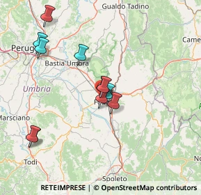 Mappa Via Liborio Coccetti, 06034 Foligno PG, Italia (14.41182)