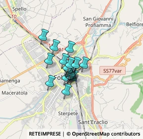 Mappa Viale IV Novembre, 06034 Foligno PG, Italia (0.9005)