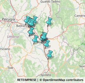 Mappa Viale IV Novembre, 06034 Foligno PG, Italia (9.96214)