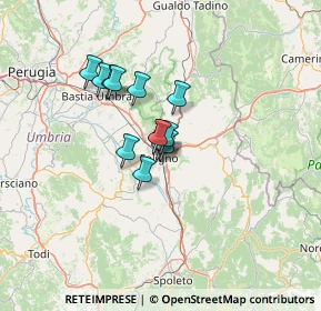Mappa Viale IV Novembre, 06034 Foligno PG, Italia (8.45769)