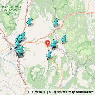 Mappa Via del Bosco, 06030 Sellano PG, Italia (9.703)