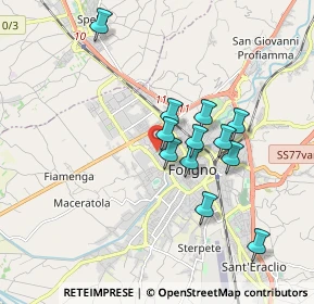 Mappa Via Francesco Innamorati, 06034 Foligno PG, Italia (1.57667)