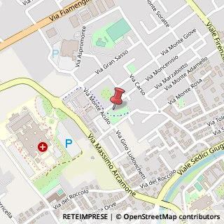 Mappa Via Antonio Ridolfi, 4, 06034 Foligno, Perugia (Umbria)
