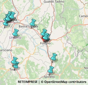 Mappa Via Monte Acuto, 06034 Foligno PG, Italia (20.85353)