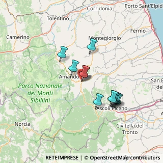 Mappa Via Roma, 63087 Comunanza AP, Italia (12.545)