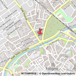 Mappa Viale Firenze, 4, 06034 Foligno, Perugia (Umbria)