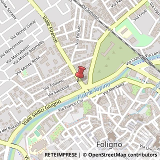 Mappa Viale Firenze, 3B, 06034 Foligno, Perugia (Umbria)