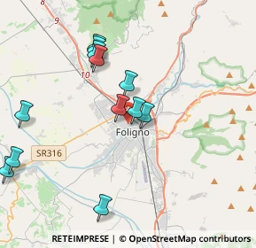 Mappa Via Sabotino, 06034 Foligno PG, Italia (4.23333)