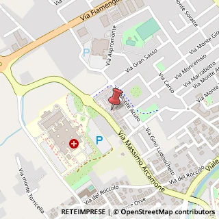 Mappa Via Massimo Arcamone, 16, 06034 Foligno, Perugia (Umbria)