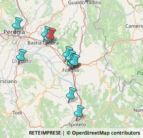 Mappa Via Augusto Bolletta, 06034 Foligno PG, Italia (13.94)