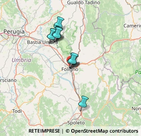 Mappa Via Augusto Bolletta, 06034 Foligno PG, Italia (11.42364)
