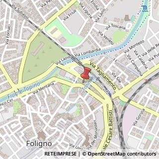 Mappa Viale IV Novembre, 37, 06034 Foligno, Perugia (Umbria)
