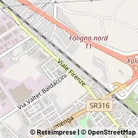 Mapa Foligno