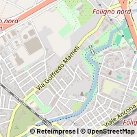 Mapa Foligno
