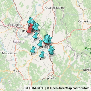 Mappa Via Monte Pollino, 06034 Foligno PG, Italia (10.45294)