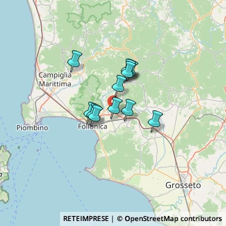 Mappa E80, 58024 Massa Marittima GR, Italia (9.26083)