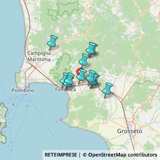 Mappa E80, 58024 Massa Marittima GR, Italia (8.45833)