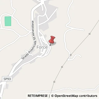 Mappa Via delle Piagge, 2, 63086 Force, Ascoli Piceno (Marche)