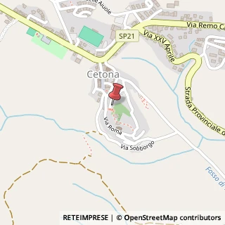 Mappa Via Volpini, 36, 53040 Cetona, Siena (Toscana)