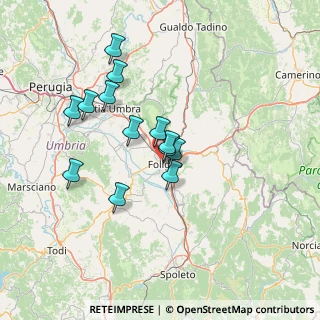 Mappa Via Aspromonte, 06034 Foligno PG, Italia (12.38462)