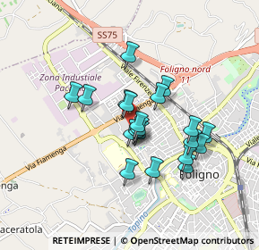 Mappa Via Aspromonte, 06034 Foligno PG, Italia (0.708)