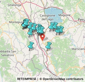 Mappa SP Maranzano, 06062 Città della Pieve PG, Italia (11.1335)