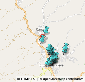 Mappa Via Gino Bombagli, 06062 Città della Pieve PG, Italia (0.983)