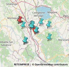 Mappa Via Gino Bombagli, 06062 Città della Pieve PG, Italia (10.32933)