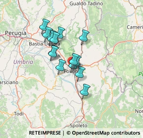 Mappa Via Dante Alighieri, 06034 Foligno PG, Italia (10.376)