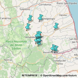 Mappa Zona Industriale Villa Pera, 63087 Comunanza AP, Italia (10.90273)