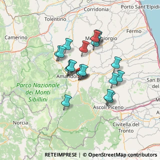 Mappa Via Aldo Moro, 63087 Comunanza AP, Italia (11.323)