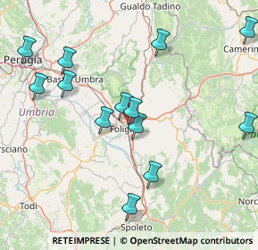 Mappa Via Abruzzo, 06034 Foligno PG, Italia (17.85923)
