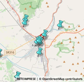 Mappa Via Abruzzo, 06034 Foligno PG, Italia (4.78917)