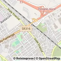 Mapa Foligno