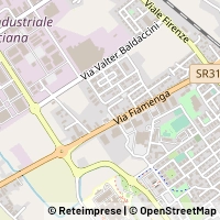 Hartă Foligno