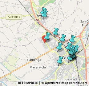 Mappa Via Enrico Giustozzi, 06034 Foligno PG, Italia (2.321)