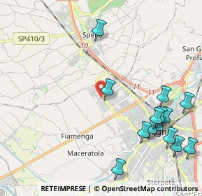 Mappa Via Enrico Giustozzi, 06034 Foligno PG, Italia (2.73143)